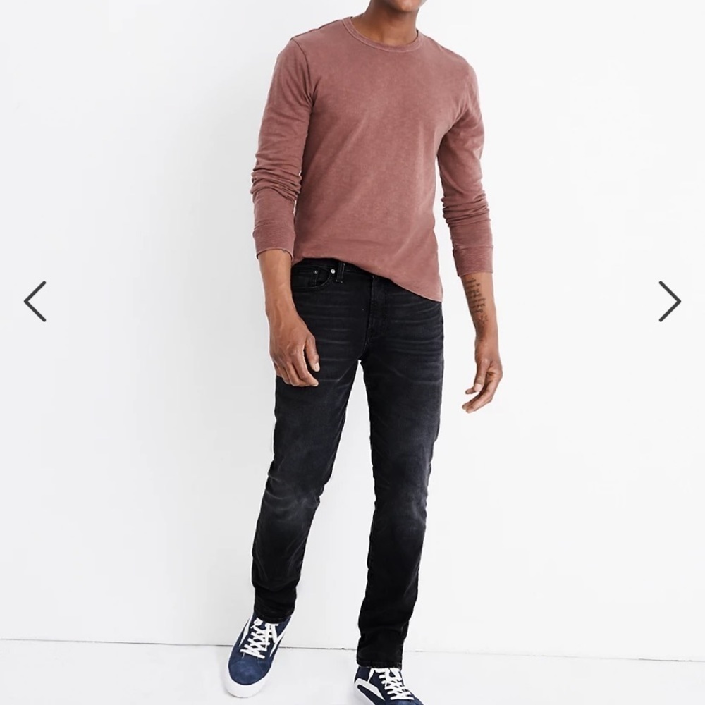 Madewell Straight Authentic Flex Jeans in Everton Wash AA398